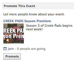 promoting your event