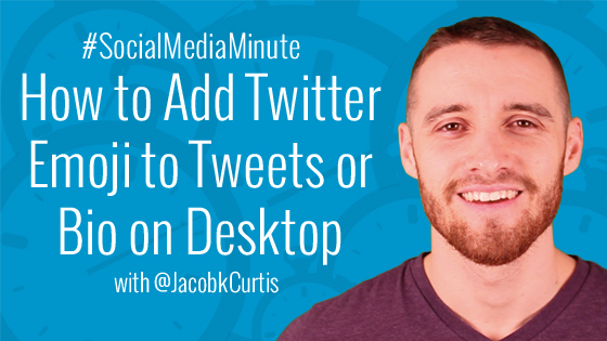 twitter emoji to bio or tweets